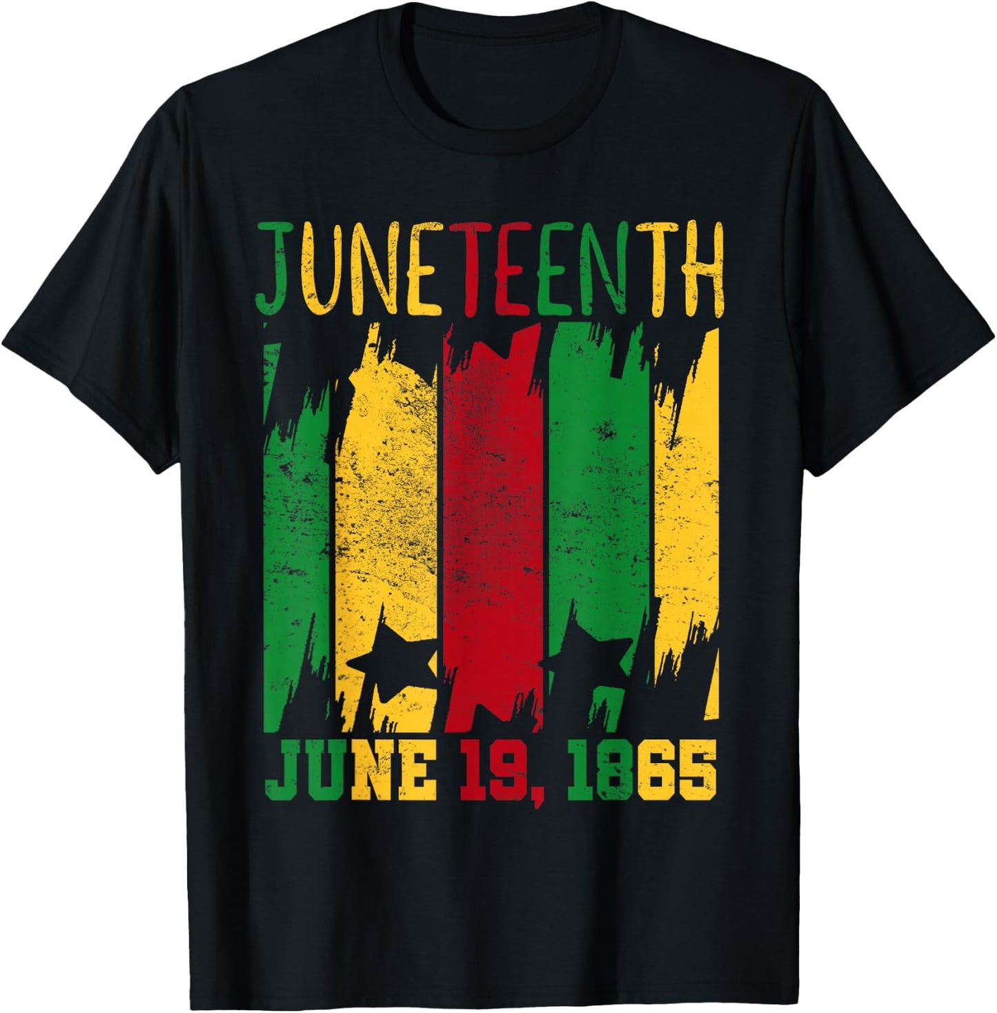 Juneteenth June 19th 1865 Juneteenth Freedom Day Small T-Shirt - T-Shirt | Black