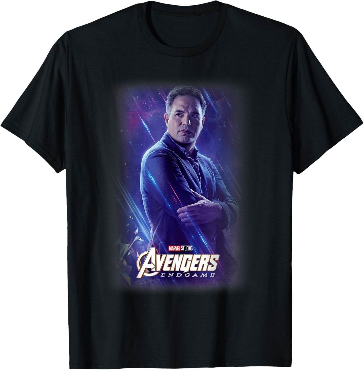 Marvel Avengers Endgame Bruce Banner Galactic Poster T-Shirt - T-Shirt | Black