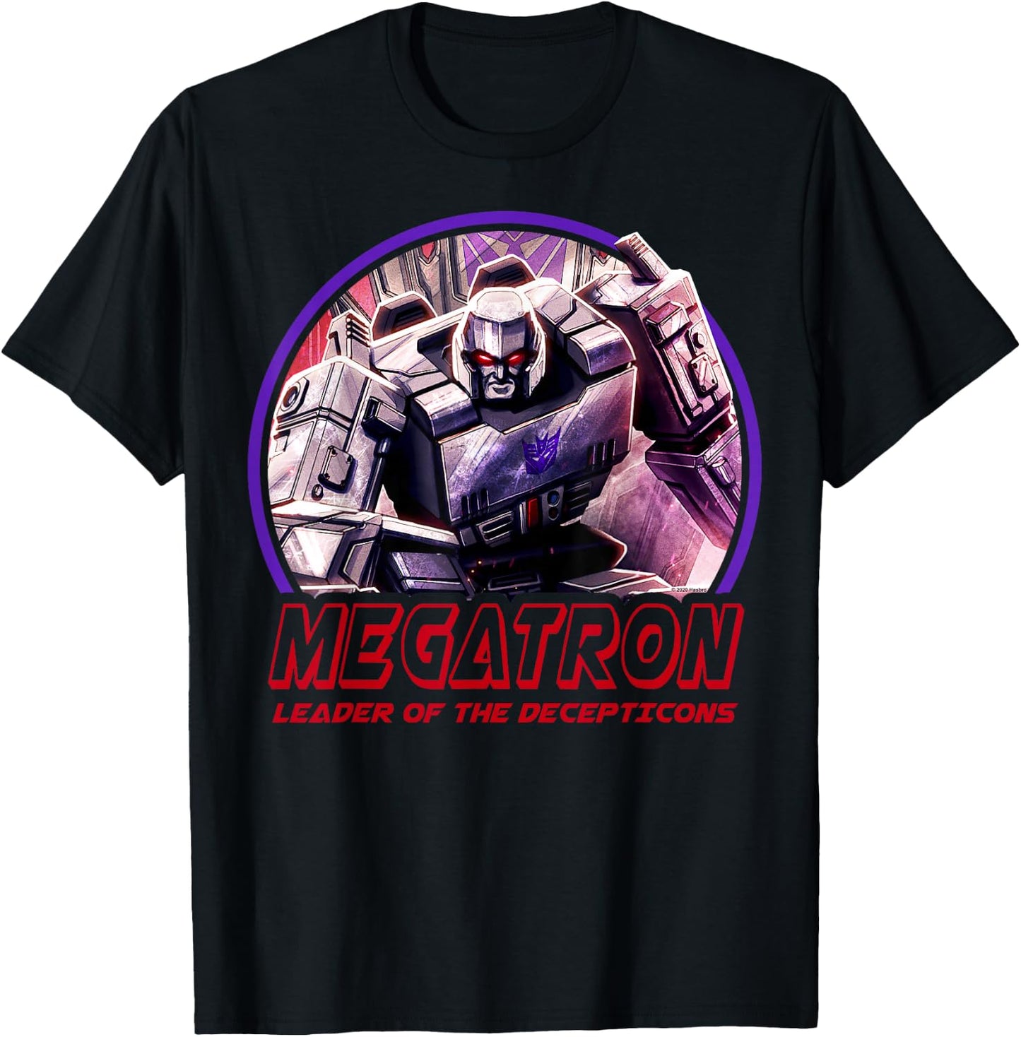 Transformers: War For Cybertron Megatron Decepticon Leader T-Shirt - T-Shirt | Black