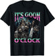 Gooning O'clock Funny Hard Skeleton Meme Bootleg T-Shirt - T-Shirt | Black
