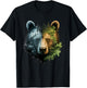 Bear Forest Portrait Animal Art Motif Nature Wildlife T-Shirt - T-Shirt | Black