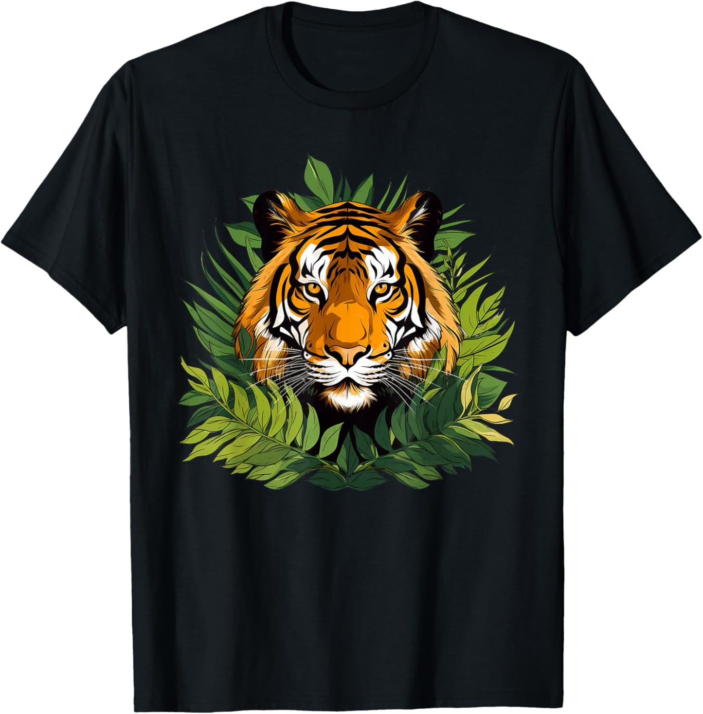 Colorful Tiger I Kids Tiger T-Shirt - T-Shirt | Black