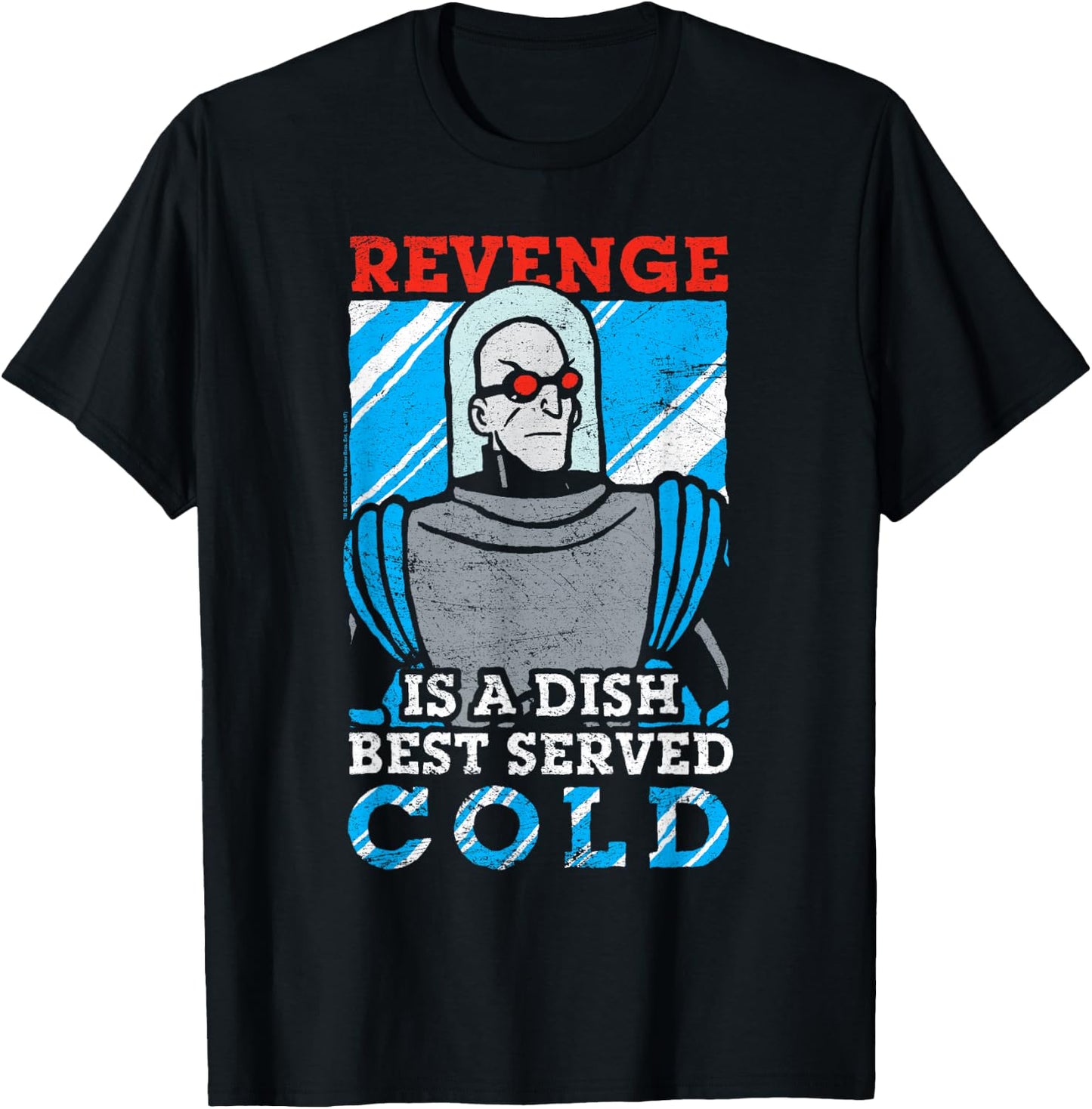 Batman: The Animated Series Mr. Freeze Served Cold T-Shirt - T-Shirt | Black
