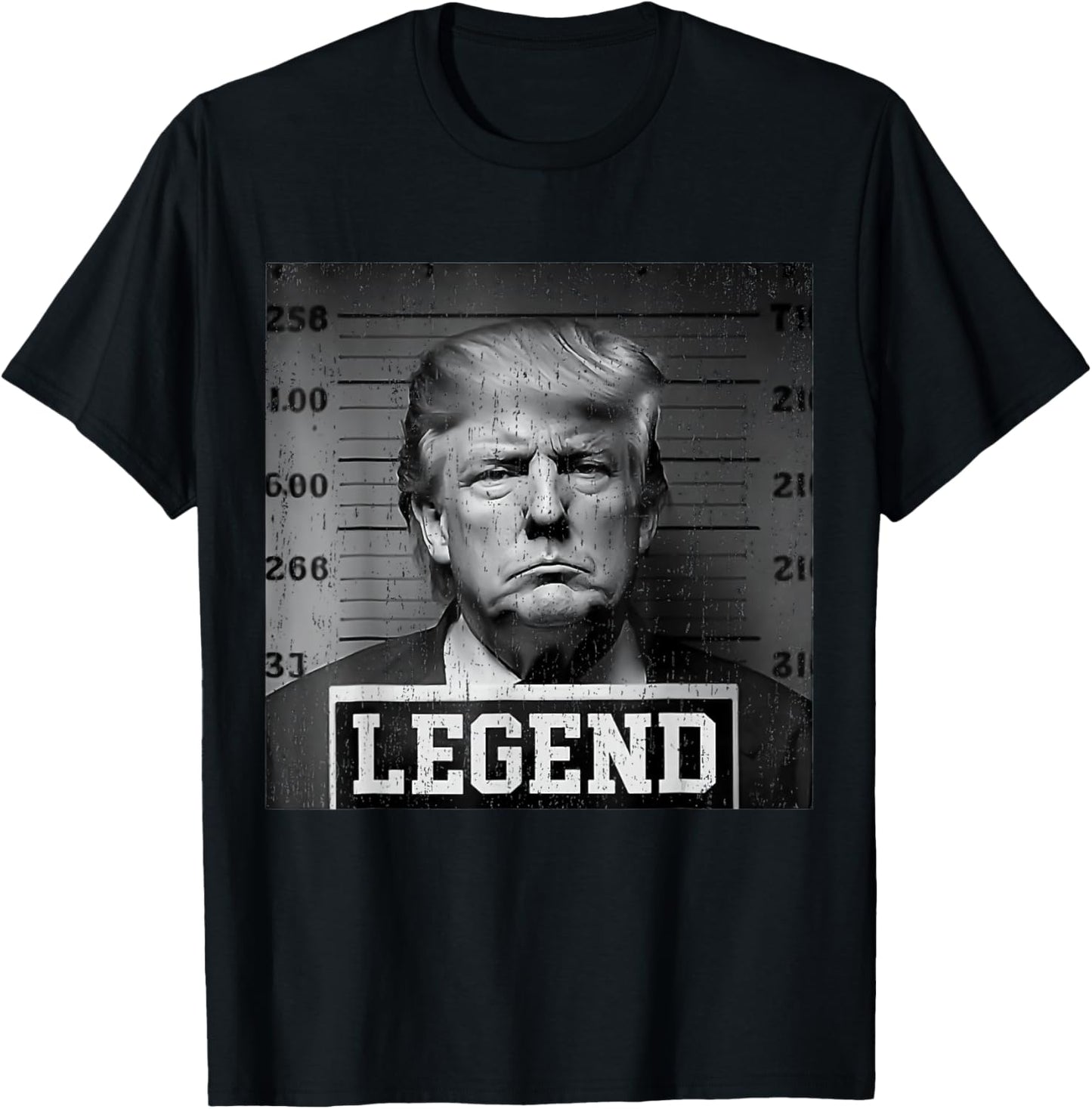 President Trump Mug Shot T-Shirt - T-Shirt | Black