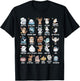 A-Z Arctic Animals Alphabet Collection Wildlife Education T-Shirt - T-Shirt | Black