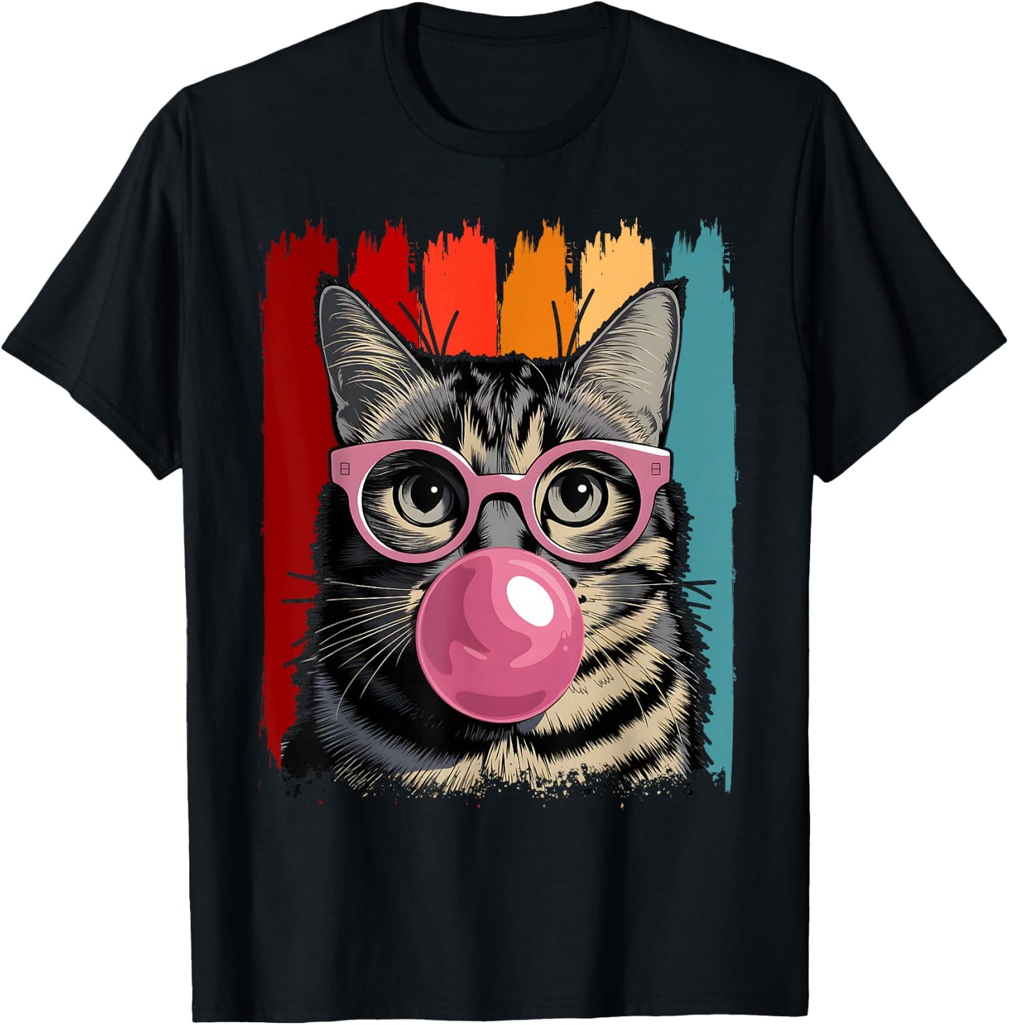 Cute Cat Funny Cat Lovers T-Shirt - T-Shirt | Black