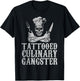 Vintage Tattooed Culinary Gangster Pro Cooking Chef Skull T-Shirt - T-Shirt | Black