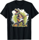 Funny T Rex Dinosaurs with Cool Electric Guitar T-Shirt - T-Shirt | Black
