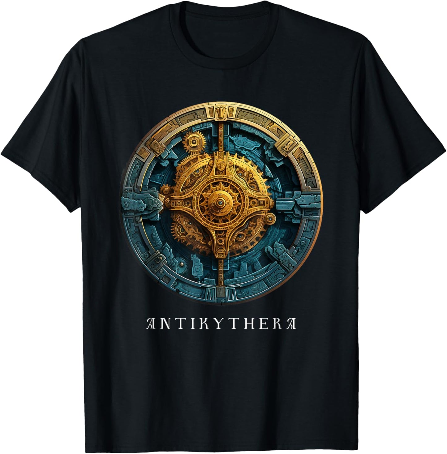 Antikythera Mechanism Greek Computer Ancient Greece T-Shirt - T-Shirt | Black