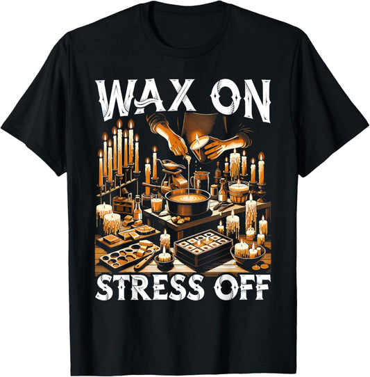 Candle Making Wax Candlemaking Candlestick Candle Maker T-Shirt - T-Shirt | Black