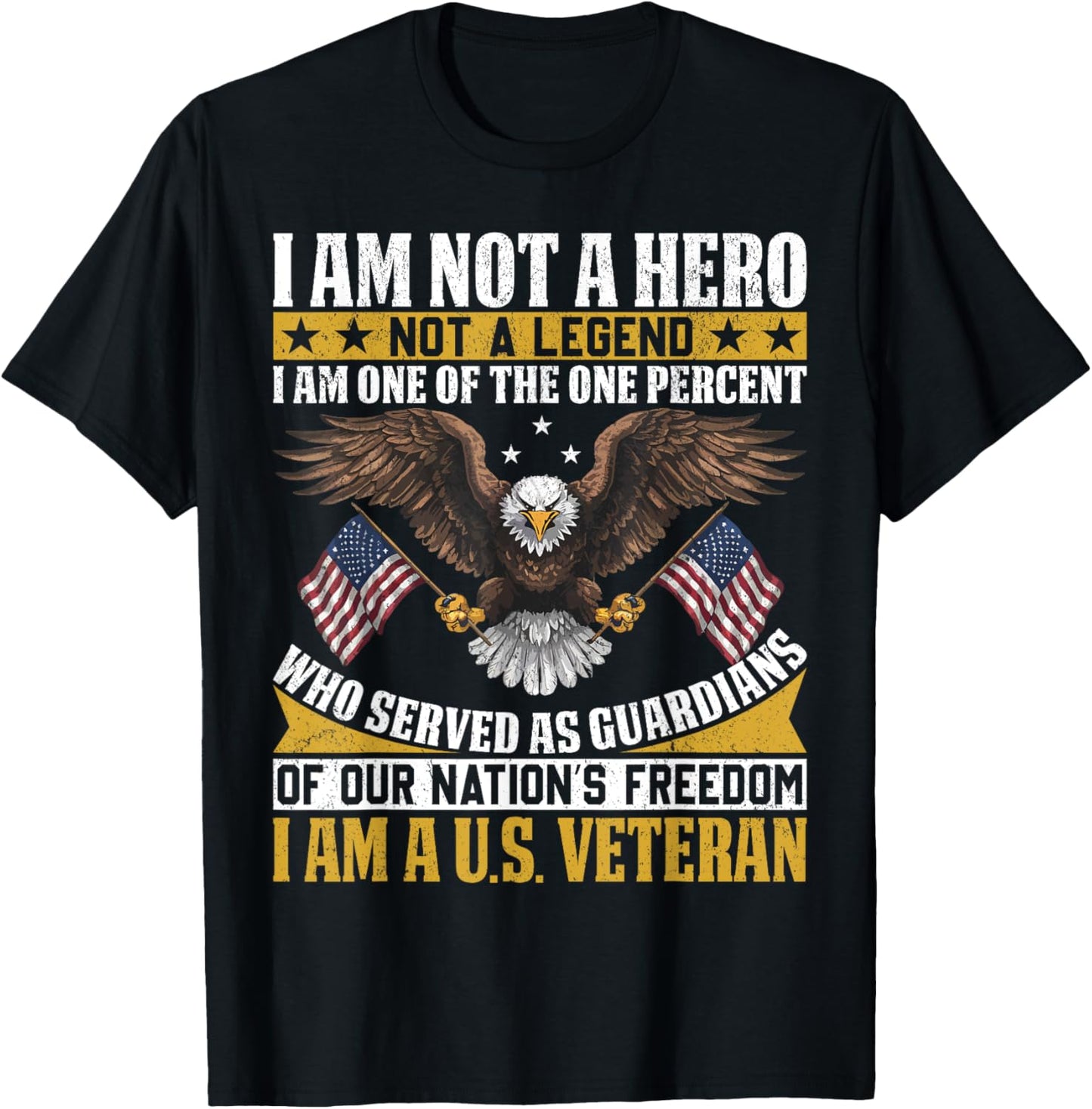 Veteran USA Veterans Day US Army America Veteran T-Shirt - T-Shirt | Black