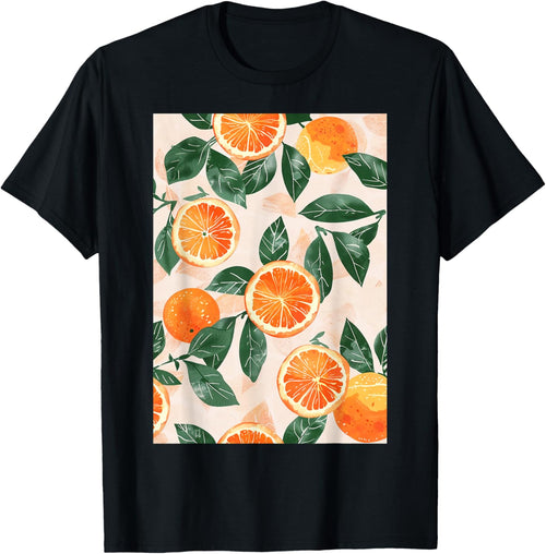 Pattern Art Orange Vintage