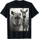 Capybara Selfie With A Deer T-Shirt - T-Shirt | Black