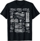 Pedal Steel Guitar Player Guitarist Funny Vintage Patent T-Shirt - T-Shirt | Black