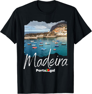 Madeira Souvenir Madeira Portugal T-Shirt - T-Shirt | Black