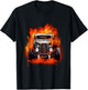Hot Rod Rat Rod Vintage Classic Car Men T-Shirt - T-Shirt | Black