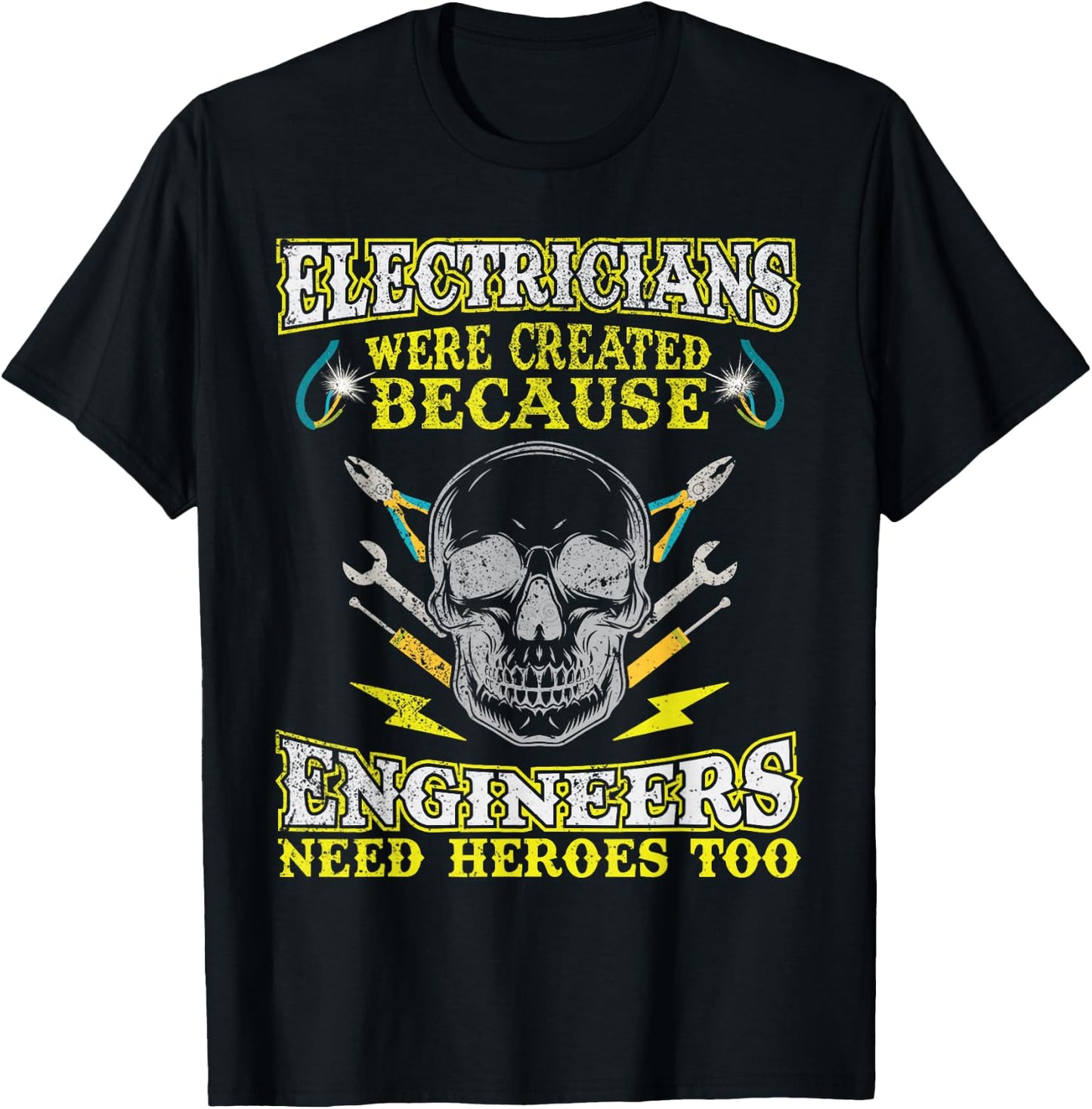 Electrician Electrical Engineer - Electronics Engineer Electromaster T-Shirt - T-Shirt | Black
