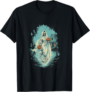 Ghost Bride / La Llorona by Haunted Horror Halloween T-Shirt - T-Shirt | Black