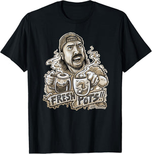Fresh Pots Coffee T-Shirt - T-Shirt | Black