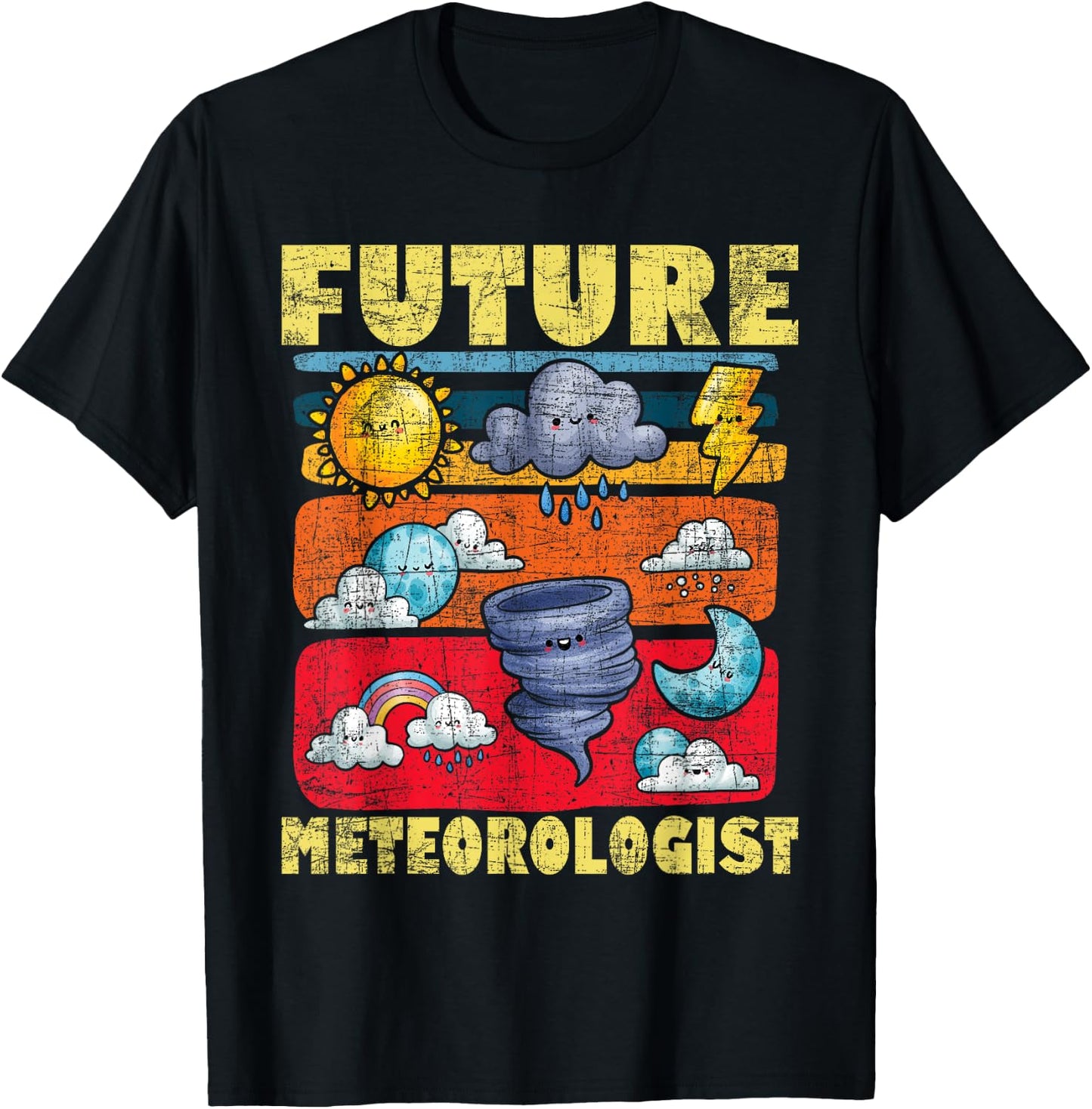 Future Meteorologist - Meteorology Forecasting Weather T-Shirt - T-Shirt | Black