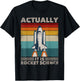 Funny Rocket Science Aerospace Engineer T-Shirt - T-Shirt | Black