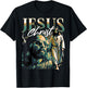 Jesus Christ Meme Retro 90s Bootleg Rap Merch Style T-Shirt - T-Shirt | Black