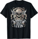 Biker Aren't Ridin' Aren't Livin' On Back Grunge Motorcycle T-Shirt - T-Shirt | Black
