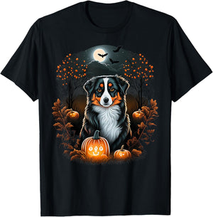 Australian Shepherd costume on Australian Shepherd Halloween T-Shirt - T-Shirt | Black