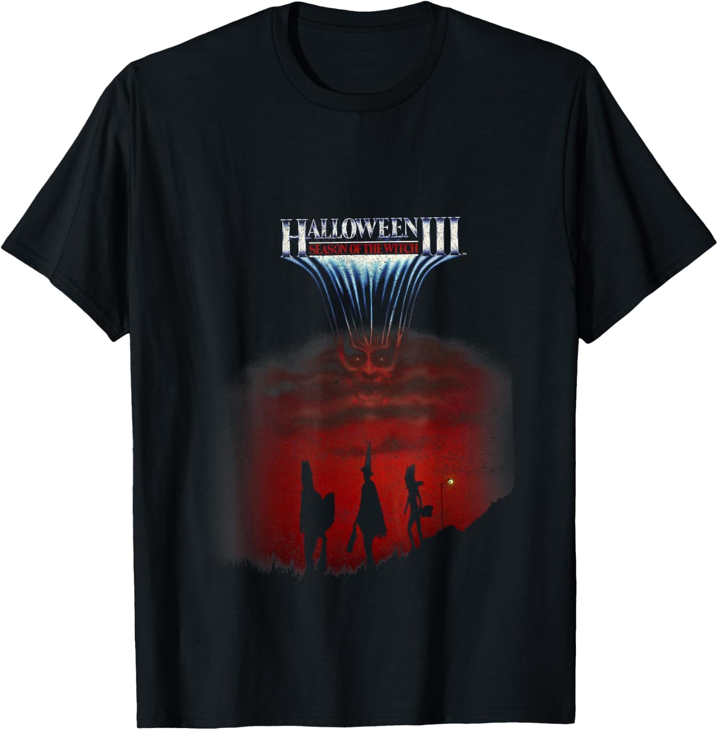 Halloween 3 Season Of The Witch Silhouette Poster T-Shirt - T-Shirt | Black