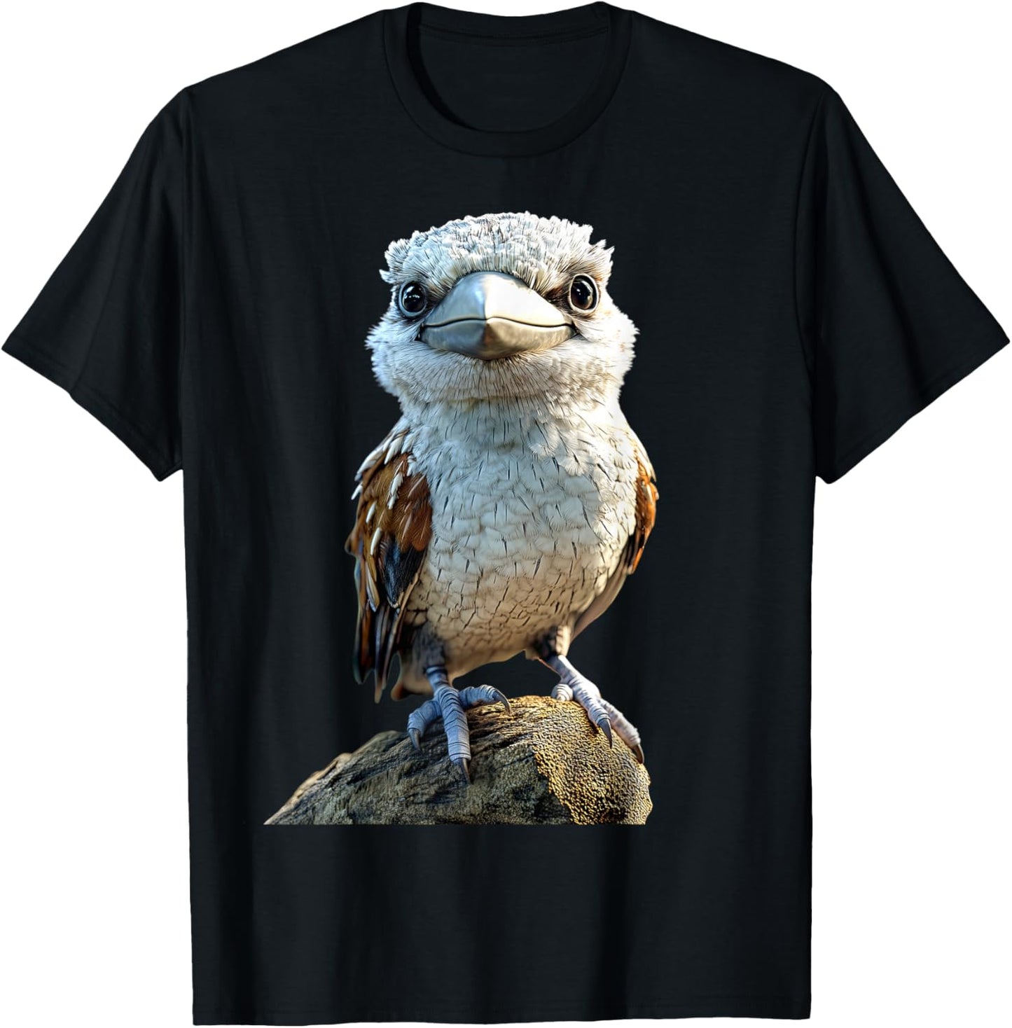 Kookaburra Bird Australien Birds Cute Laughing Kookaburra T-Shirt - T-Shirt | Black