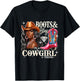 Boots & Bling its a Cowgirl Thing Cowgirl Melanin Rodeo T-Shirt - T-Shirt | Black
