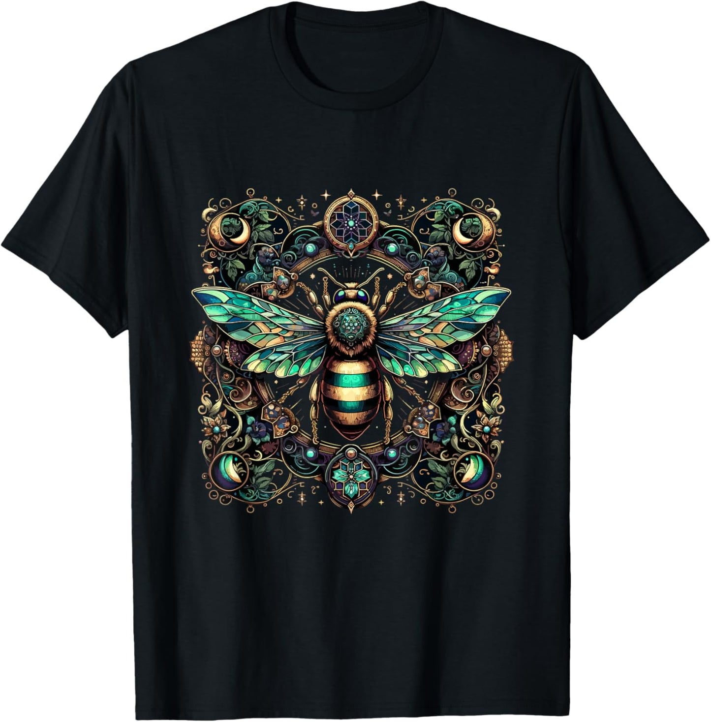 Fantasy Bee Beekeeper Beekeeping Hive Cute Bees T-Shirt - T-Shirt | Black