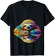 Sloth Abstract Cute Animal Colorful Art Graphic Sloth T-Shirt - T-Shirt | Black