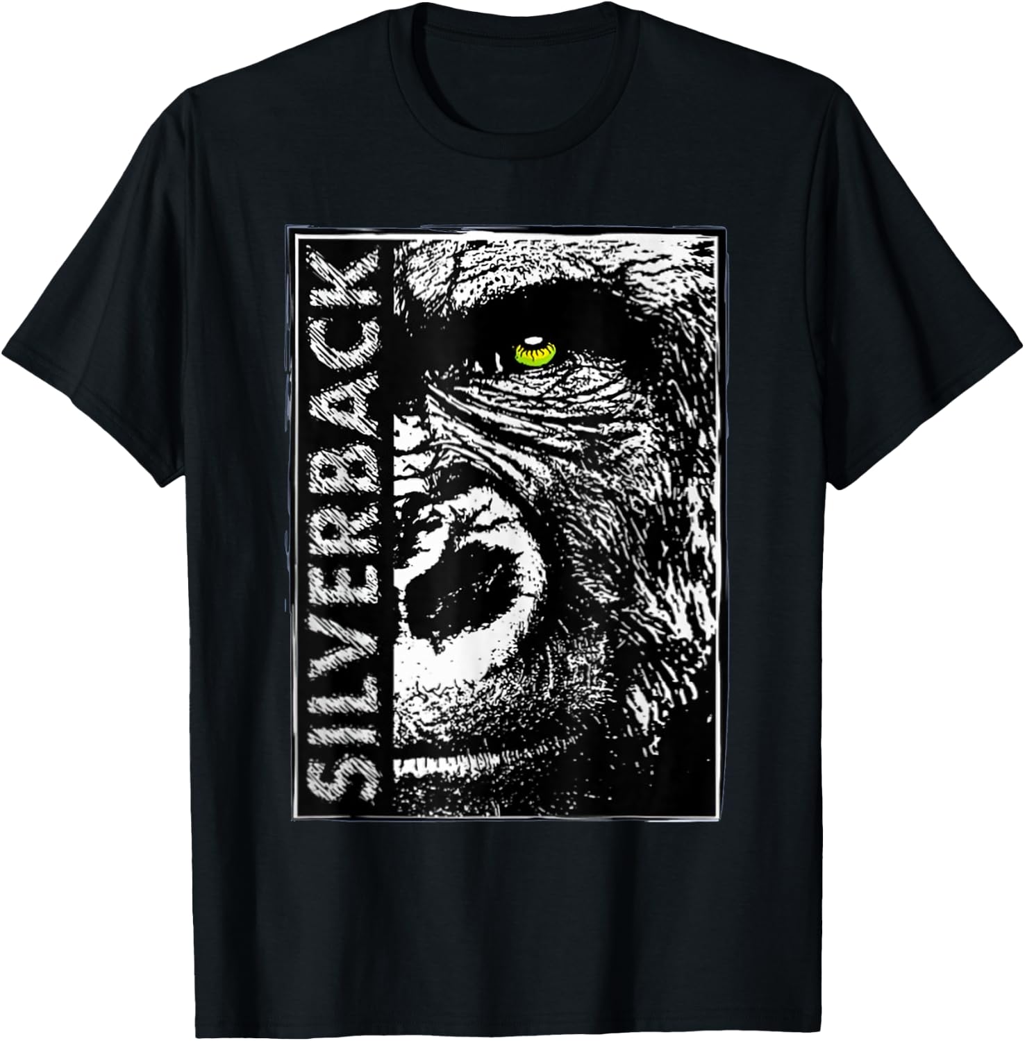 Silverback Gorilla Ape Buff Alpha Gym Gift T-Shirt - T-Shirt | Black