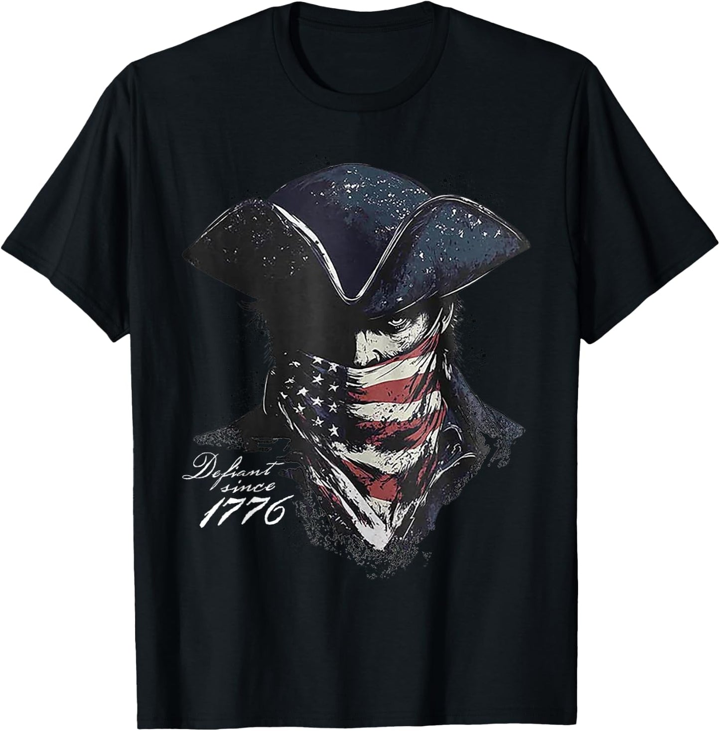 Defiant Since 1776 T-Shirt - T-Shirt | Black