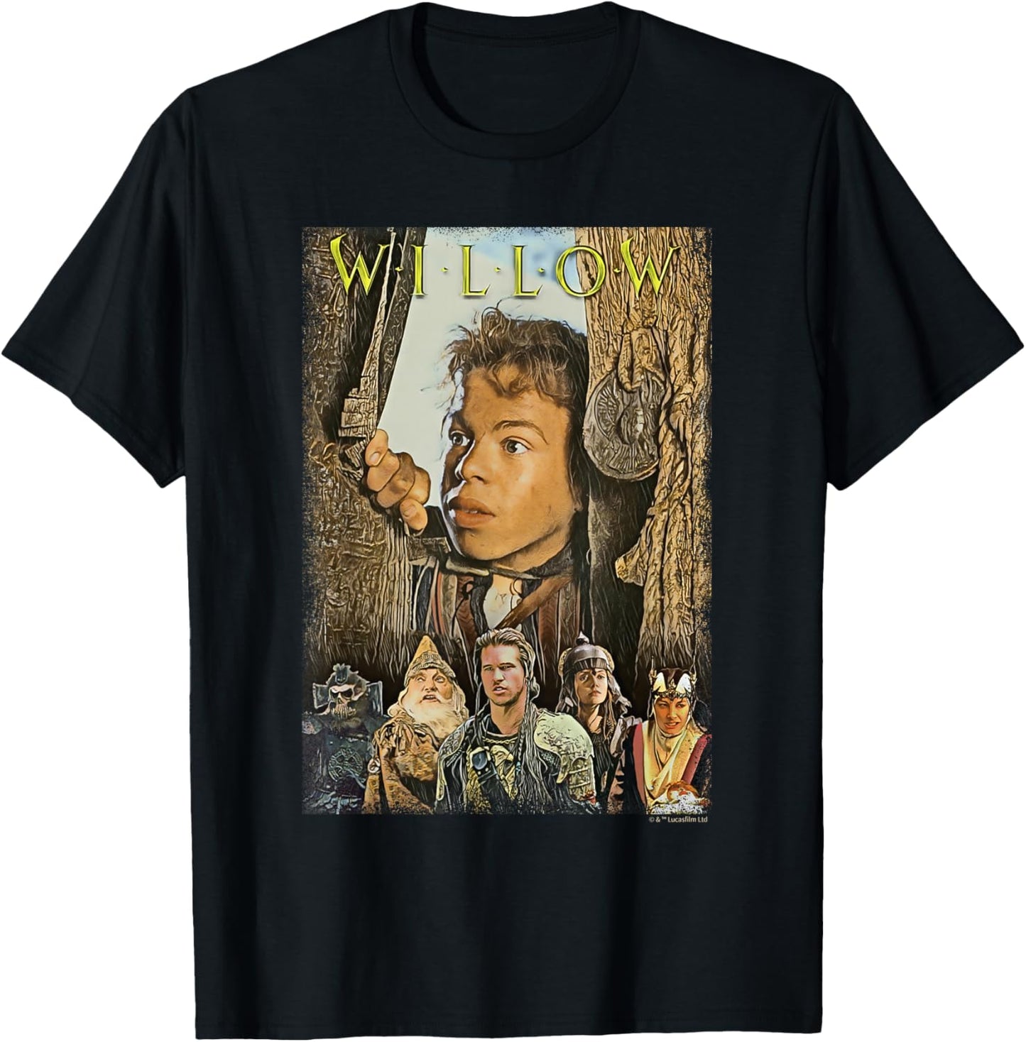 Lucasfilm Willow Movie The Magic Lies Within T-Shirt - T-Shirt | Black