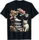 Japanische Katze, ästhetisch, japanischer Stil T-Shirt - T-Shirt | Black