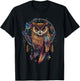 Owl Dream Catcher Bird for a Esotericist T-Shirt - T-Shirt | Black