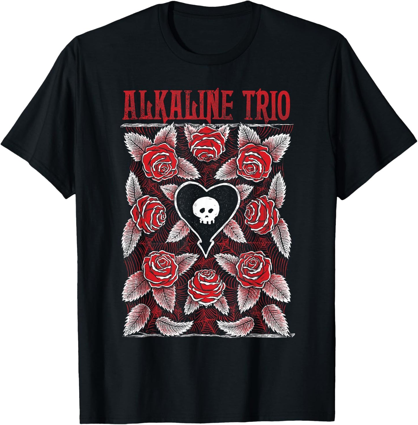 Alkaline Trio - Official Merchandise - Roses T-Shirt - T-Shirt | Black