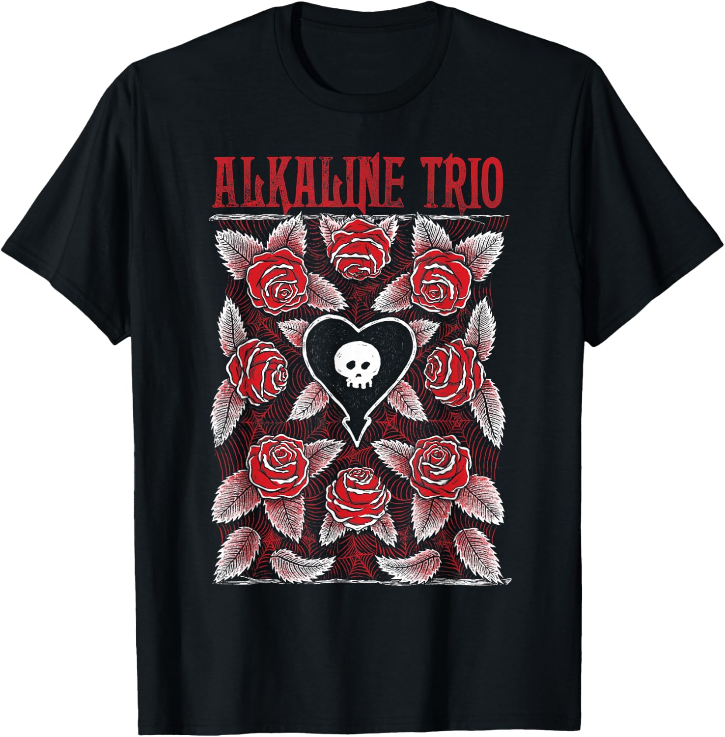 Alkaline Trio - Official Merchandise - Roses T-Shirt - T-Shirt | Black