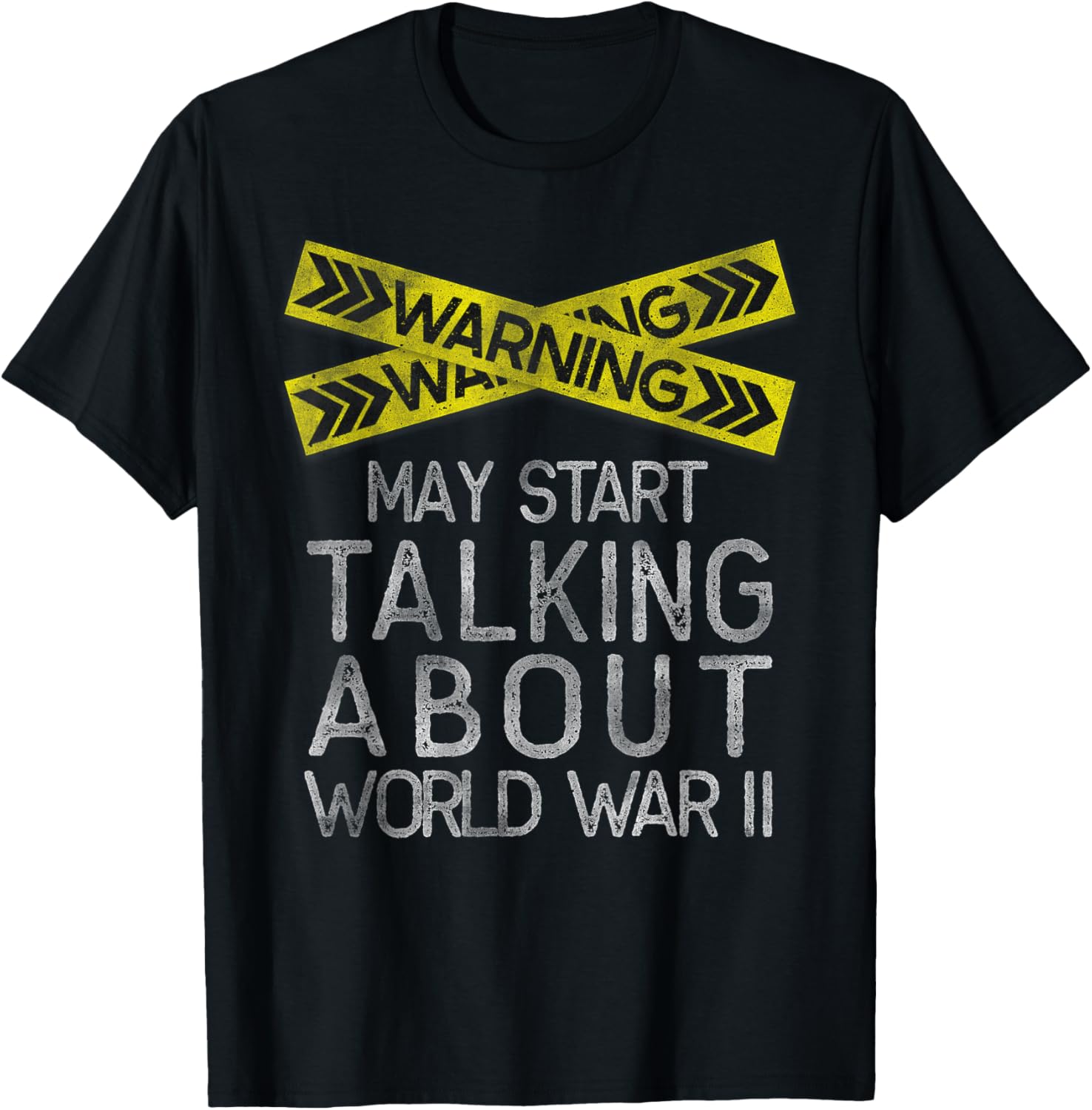 History Lover, World War 2, American History Student T-Shirt - T-Shirt | Black