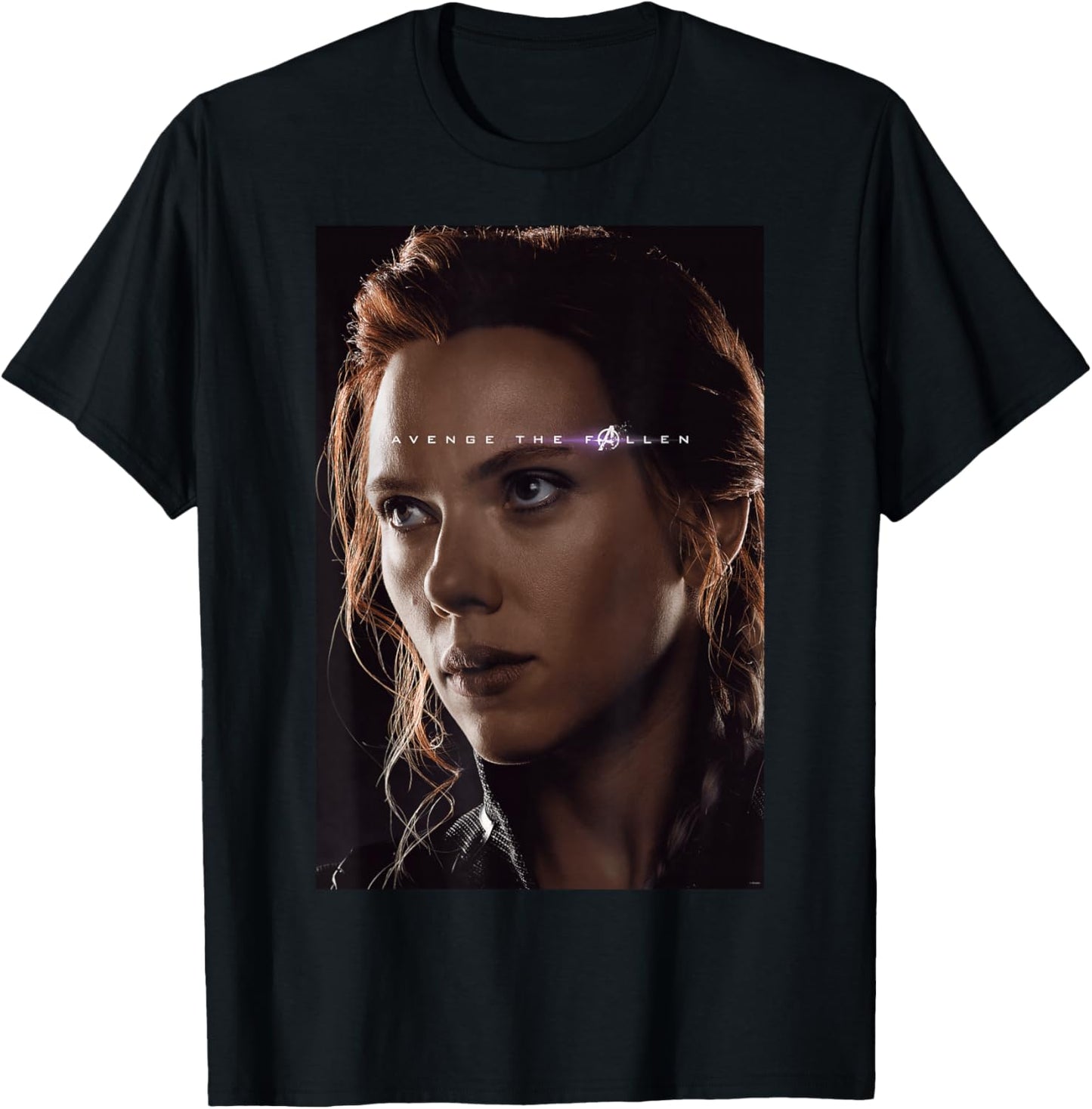 Marvel Avengers: Endgame Black Widow Poster T-Shirt - T-Shirt | Black