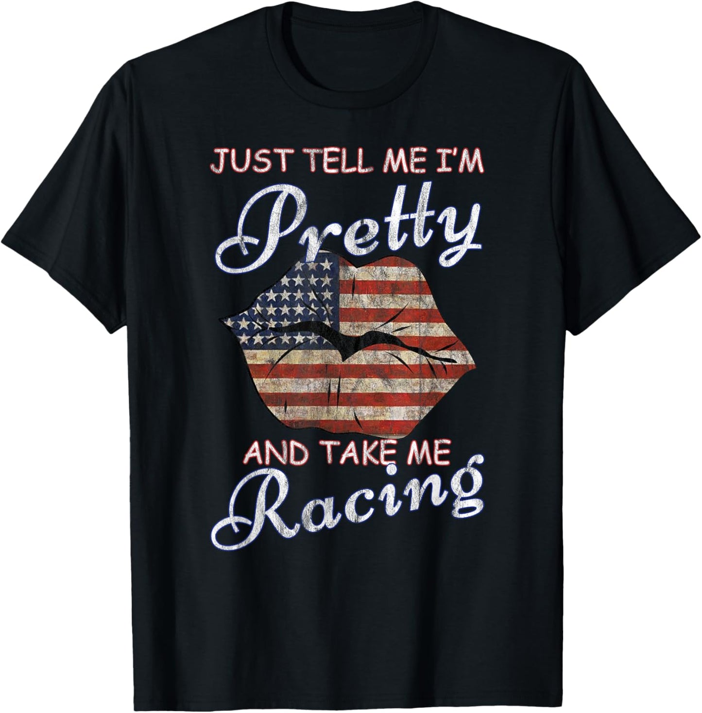 Just call me Pretty Race Girl and take me to the race T-Shirt - T-Shirt | Black