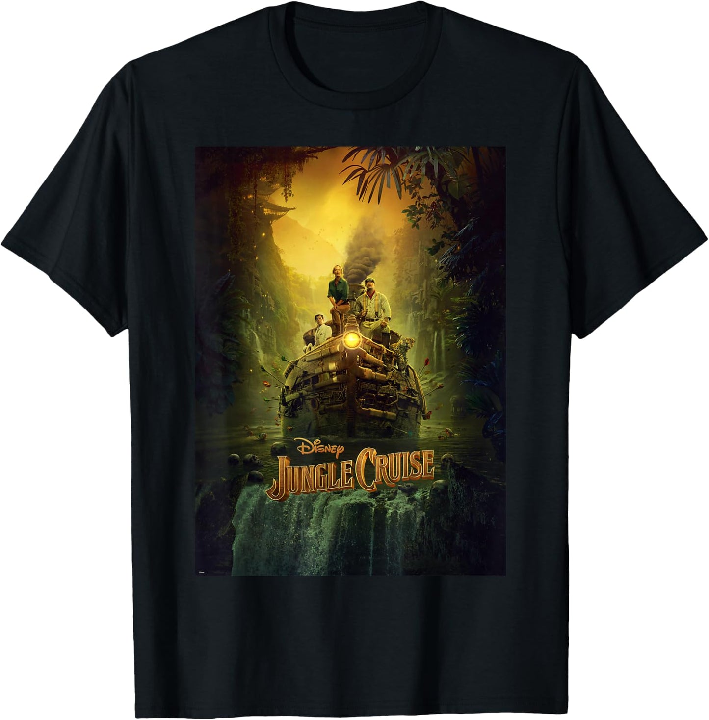 Disney Jungle Cruise Poster T-Shirt - T-Shirt | Black