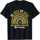 Be Bold Go Gold Childhood Cancer Awareness Rainbow Ribbon T-Shirt - T-Shirt | Black