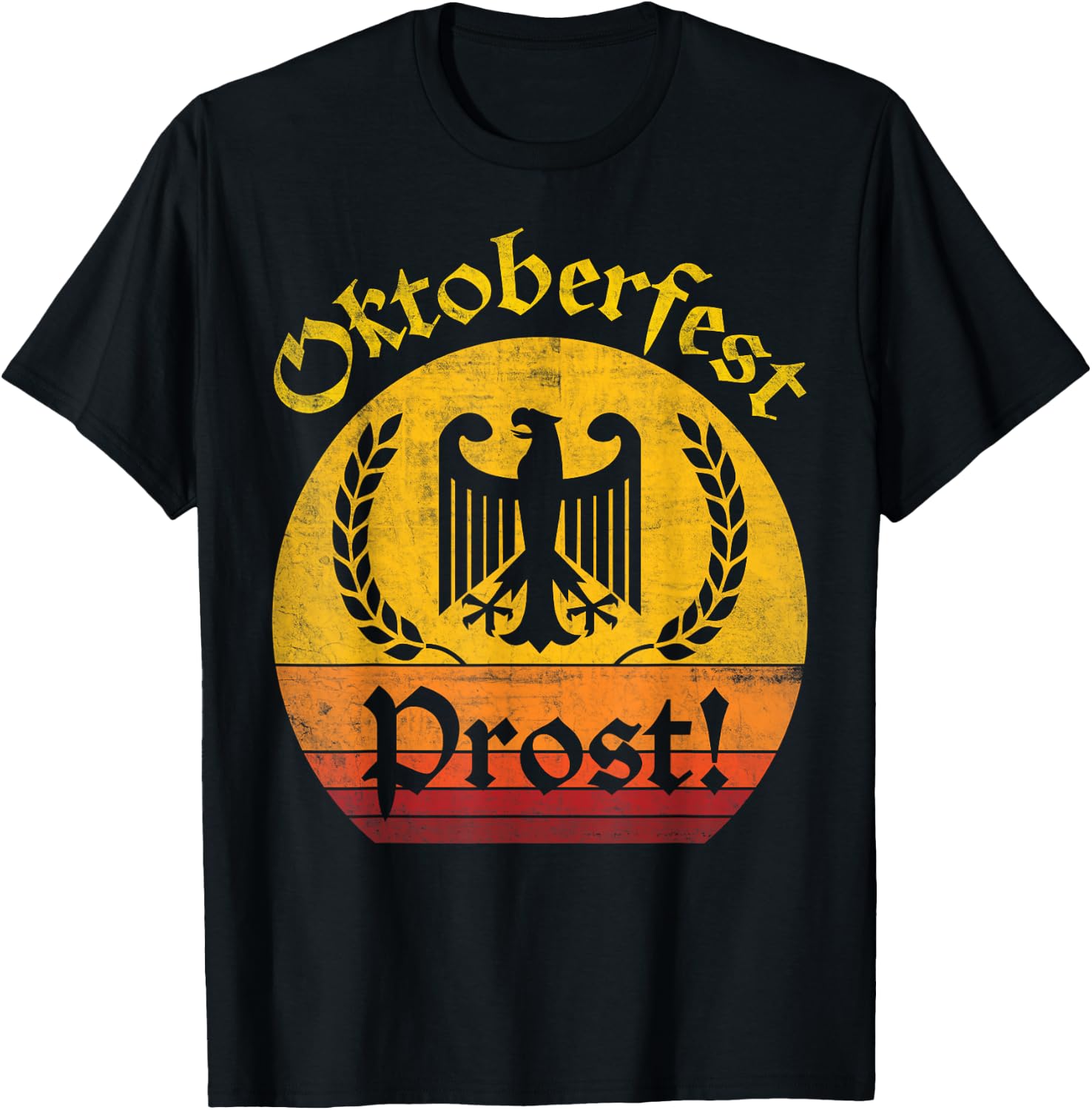 Retro Oktoberfest Shirt Men Women Kids Oktoberfest Cheers T-Shirt - T-Shirt | Black