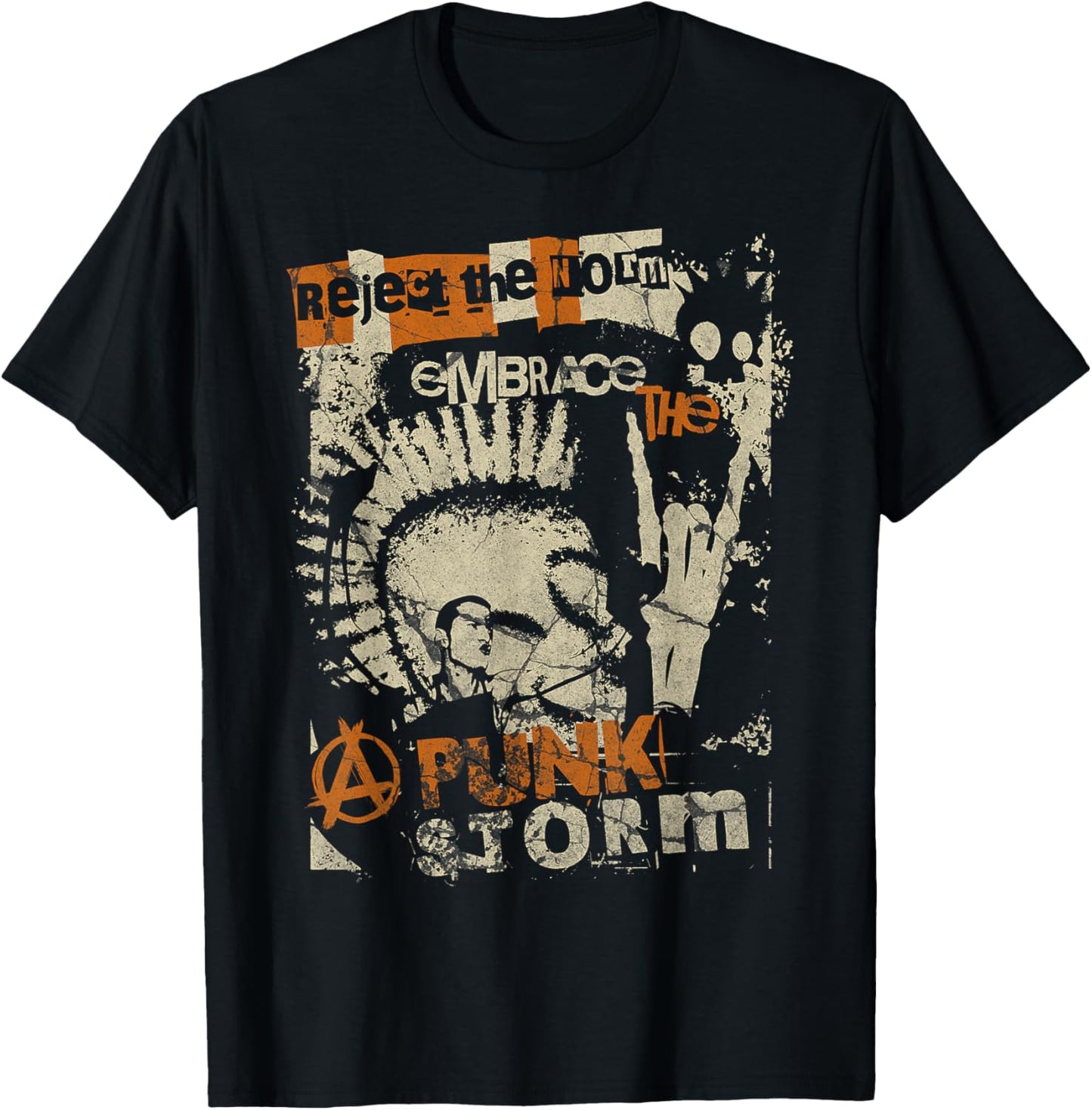 Punk Rock Music T-Shirt - T-Shirt | Black