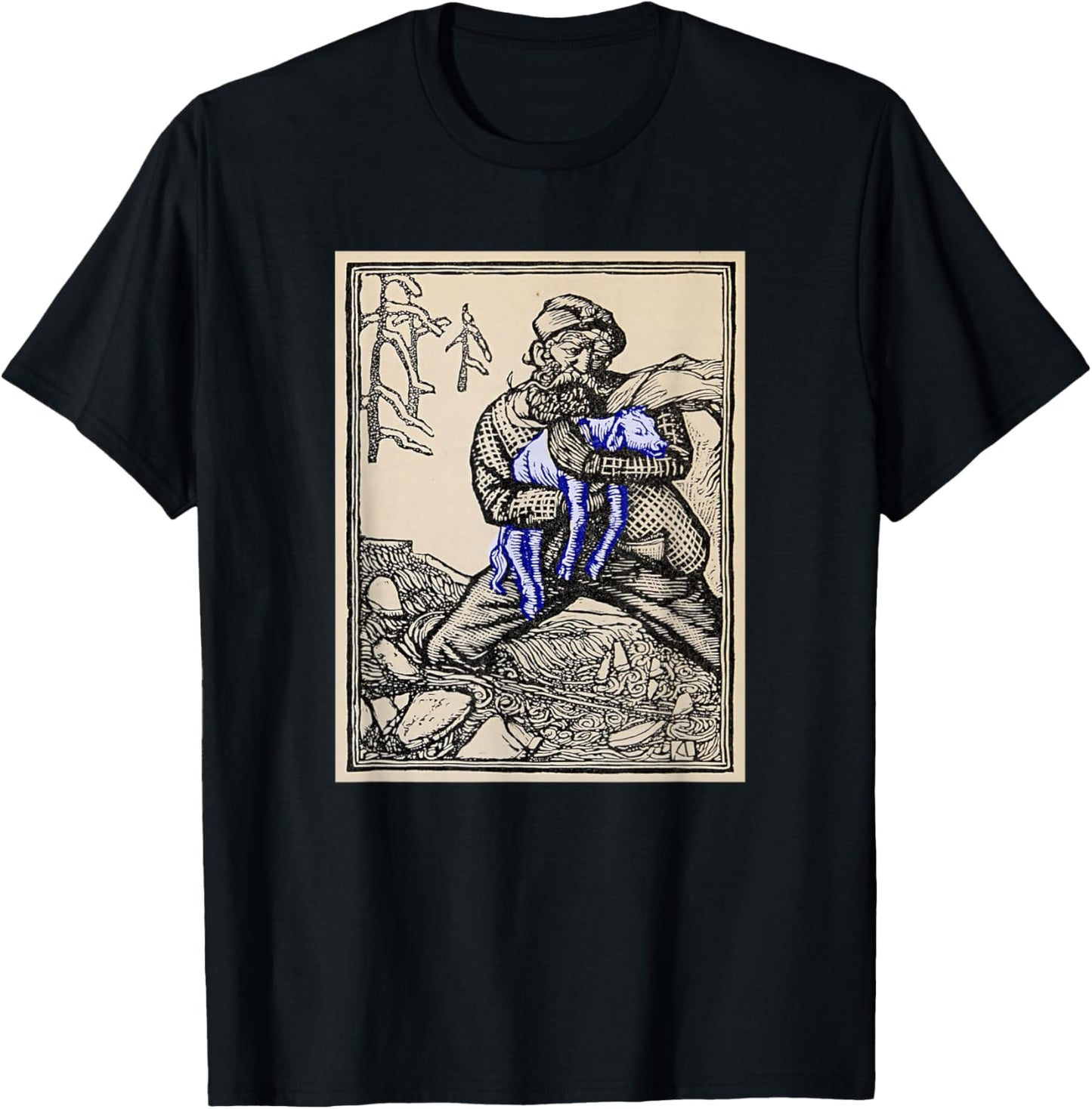 Babe The Blue Ox T-Shirt - T-Shirt | Black