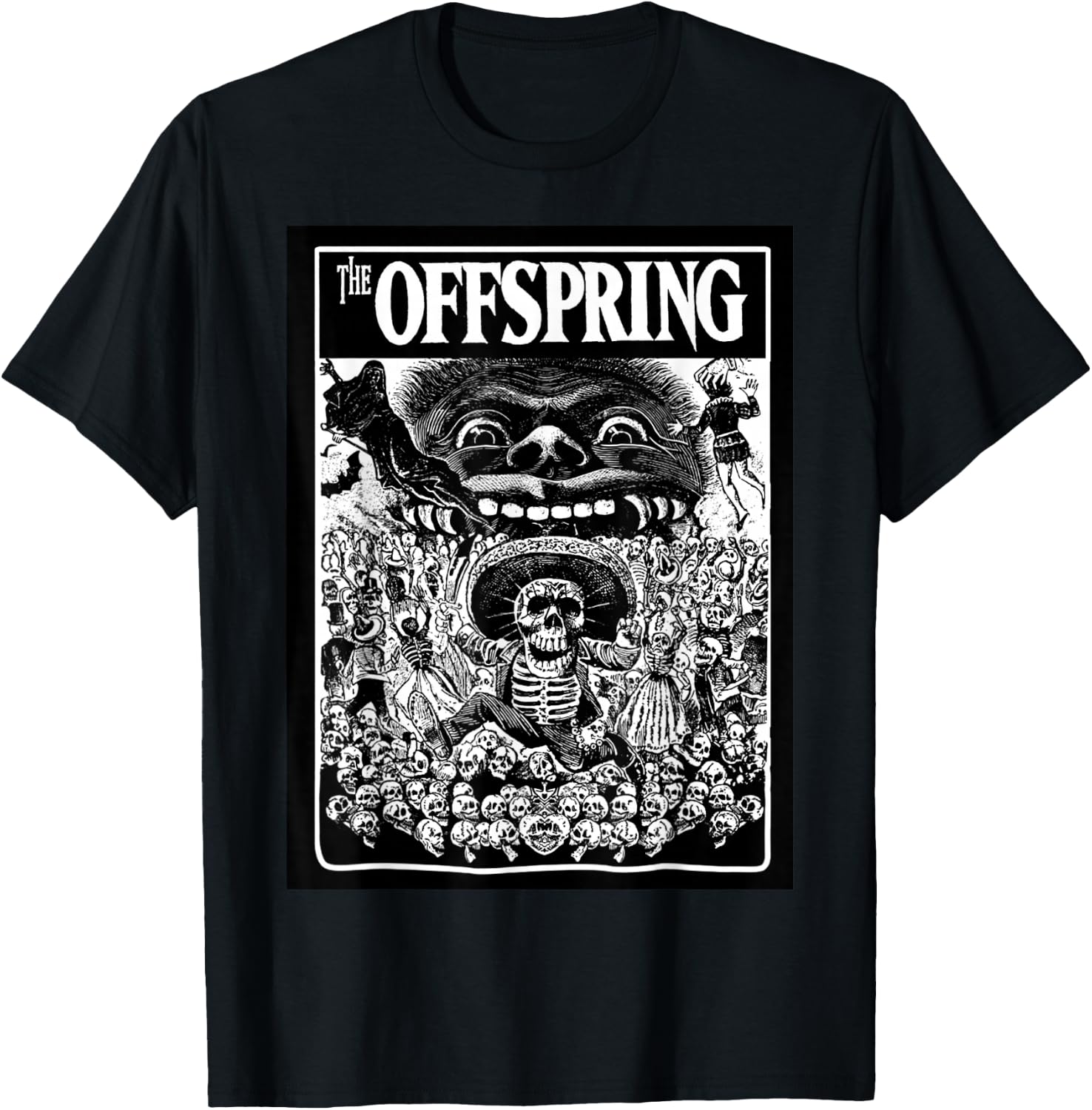 The Offspring Official Crowd Logo T-Shirt - T-Shirt | Black