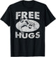 Wrestling - Funny Free Hugs Wrestling T-Shirt - T-Shirt | Black